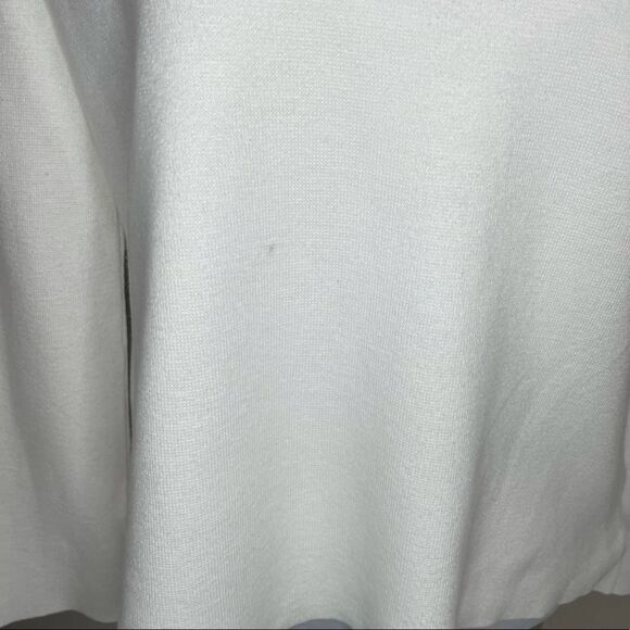 Madewell Laced-Back Crewneck  Pullover White Size Small - Picture 7 of 15